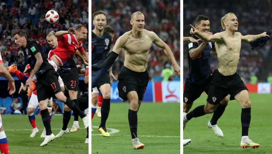 Skok i trzaj glavom! Ovako je Vida zabio Rusiji u produžetku