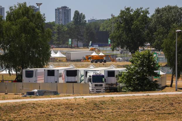 Zagreb: Radovi na hipodromu uoči koncerta Marka Perkovića Thompsona