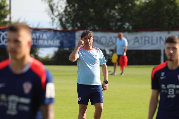 Rijeka: Trening nogometne reprezentacije Hrvatske