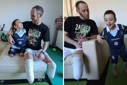 'Ostao sam bez nogu, ali svom sinu pomo&cacute;i &cacute;u da hoda. Lije&ccaron;nici su mu davali tek 7 posto &scaron;anse'