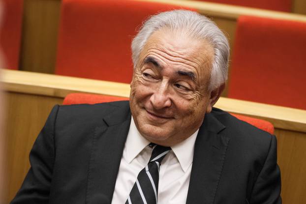 Dominique Strauss-Kahn aka DSK Attends Commission At The Senate - Paris