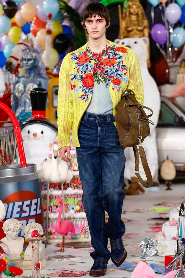 Diesel Fall/Winter 2026/2027 collection during Fashion Week in Milan