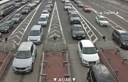 Pojačan promet na cestama, kilometar kolone kod Lučkog