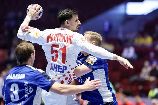 Susret Islanda i Hrvatske u drugom krugu EHF Europskog prvenstva