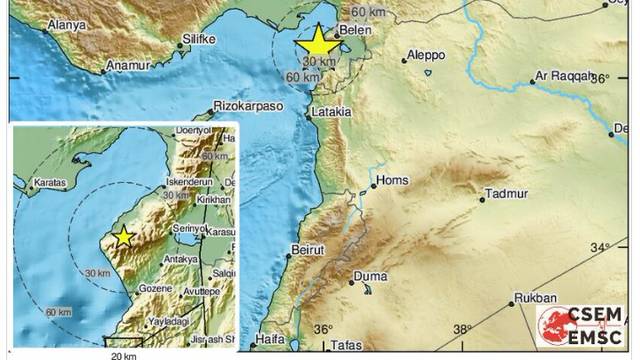 Novi potres od 4,9 po Richteru ponovno zatresao istok Turske