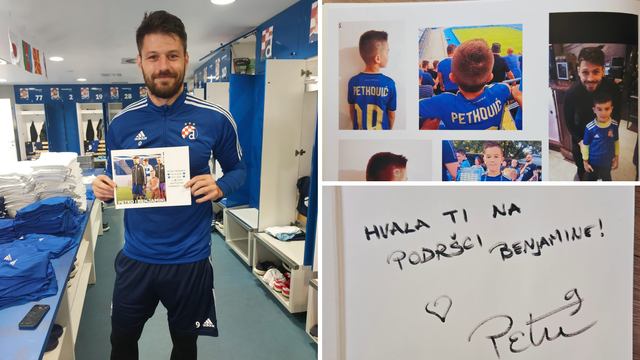 Dječak (10) za rođendan dobio fotoknjigu, Bruno Petković je potpisao: 'Hvala ti, Benjamine!'