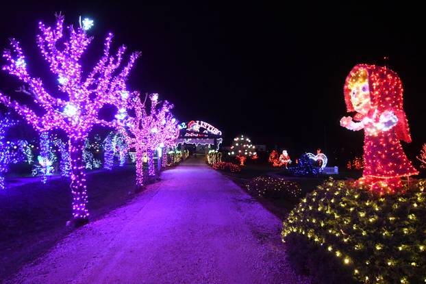 Grabovnica: Započela božićna čarolija svjetla obitelji Salaj