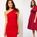 Crvena haljina u 10 kombinacija