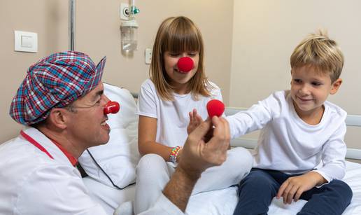 Doktori s crvenim nosovima tjeraju strah i stres: Bolnica je ljepše mjesto uz smijeh i veselje