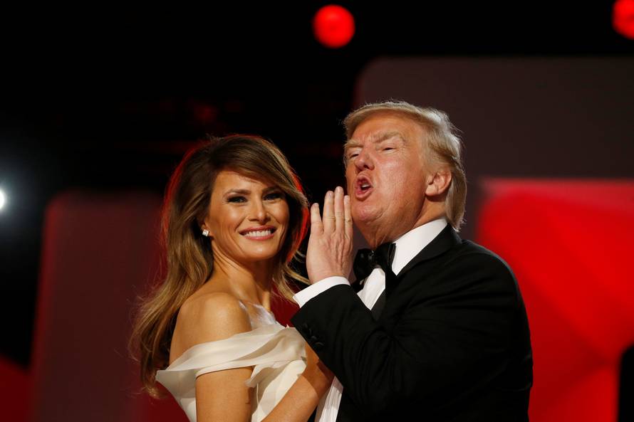 Trump attends the Freedom Ball in honor of his inauguration in Washington