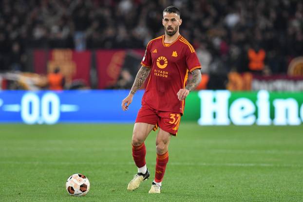 Football Europa League match - AS Roma vs Bayer 04 Leverkusen