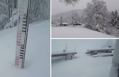 Na Velebitu je palo pola metra snijega, a Hvar pogodila tuča...