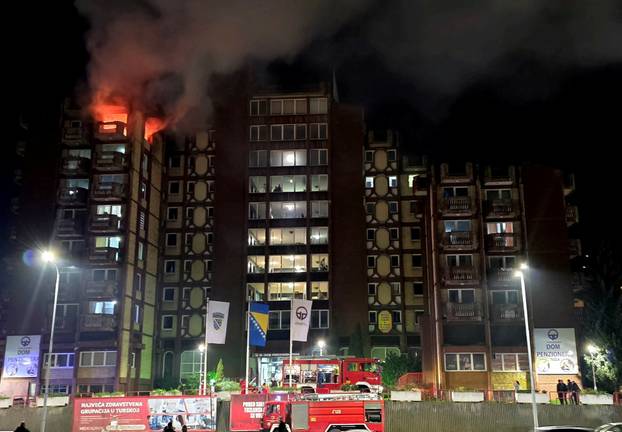 Fire at an elderly people's home in Tuzla