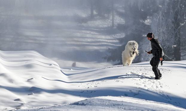 Sunčano novogodišnje jutro na Sljemenu