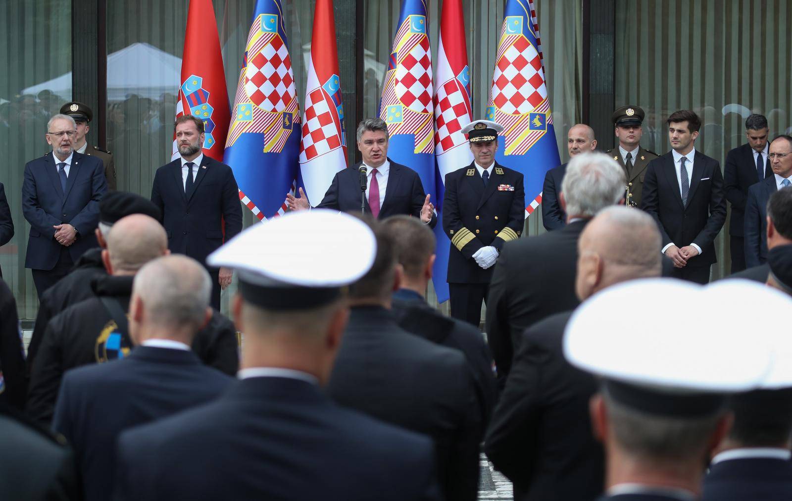 Predsjednik na Pantovčaku upriličio prijam u prigodi obilježavanja Dana Hrvatske vojske
