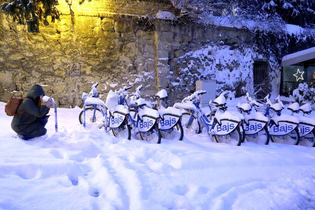 Zagreb: Bajsevi pod snijegom čekaju toplije vrijeme