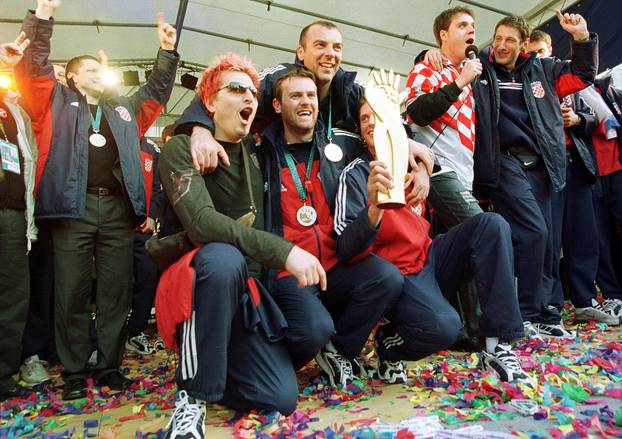 ARHIVA - Zagreb: Doček svjetskih rukometnih prvaka, 03.02.2003.