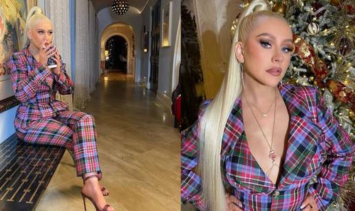 Christina Aguilera ima favorit za dane slavlja - karirano odijelo