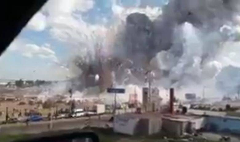 Najmanje 60 ranjenih u velikoj eksploziji tržnice pirotehnikom