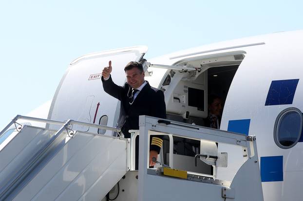 Zagreb: Slijetanje Airbusa A220, novog zrakoplova Croatia Airlinesa