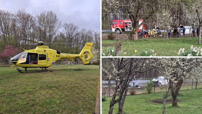 Težak sudar kraj Jastrebarskog: 'Frontalno su se zabili, stigao je helikopter po jednog čovjeka'
