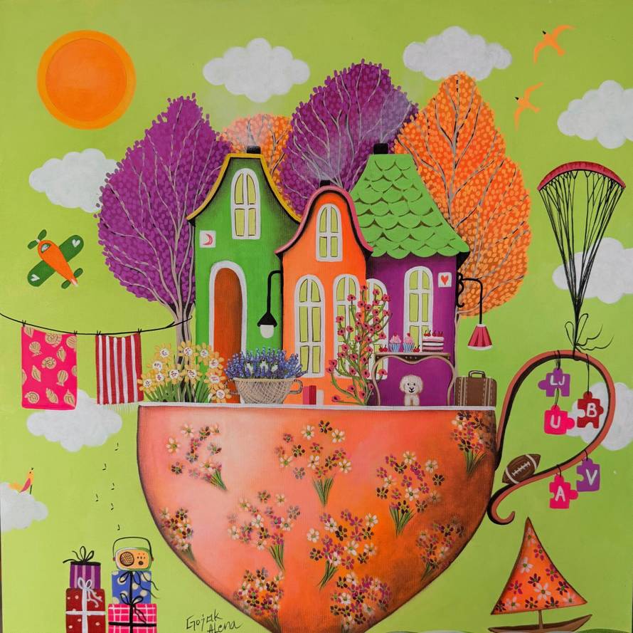 Umjetnica iz Sarajeva: Ja ne slikam platna, ja slikam život