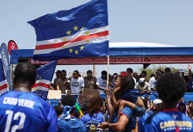 FIFA World Cup 2026 - Cape Verde arrive home in Praia