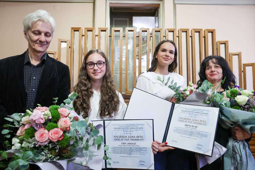 Zagreb: Dodjela nagrade Luka Ritz "Nasilje nije hrabrost" 