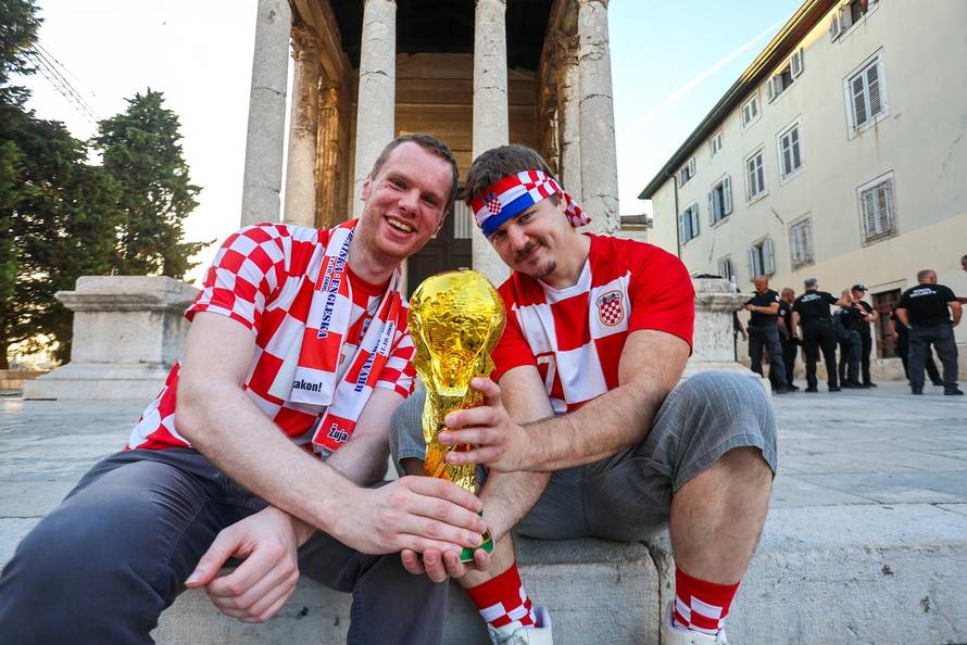 Pula je spremna za početak utakmice 