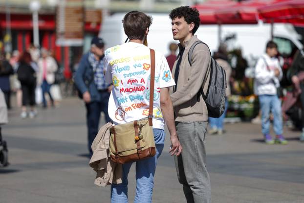 Sunčano subotnje prijepodne u Zagrebu