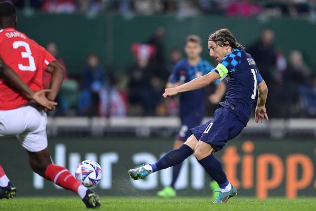 Hrvatska povela protiv Austrije, Luka Modrić zabio za 1:0