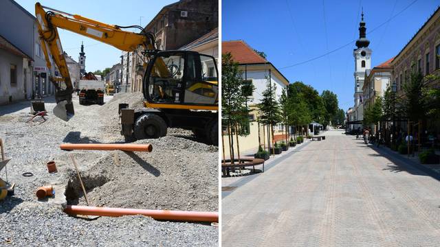 FOTOGALERIJA Kamene ploče, posadili su stabla: Pogledajte novo ruho bjelovarskog korza