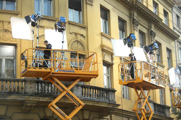 Zagreb: Pripreme za snimanje filma "Canary Black"