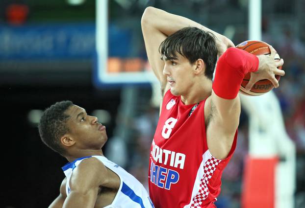 Zagreb: EuroBasket 2015., skupina C, 2. kolo, Gr?ka - Hrvatska