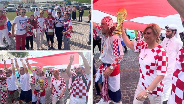 Kolinda u pratnji tjelohranitelja podigla trofej pobjednika SP-a: Imam viška dres za Milanovića!