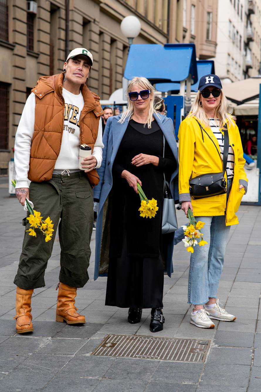 Zagreb: Brojne poznate osobe iskoristile su sunčano subotnje jutro za šetnju centrom grada