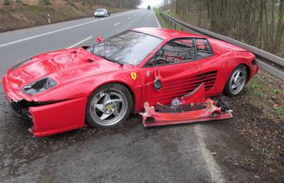 Izbjegavao ježa: Sletio s ceste, šteta na Ferrariju 270.000 kn