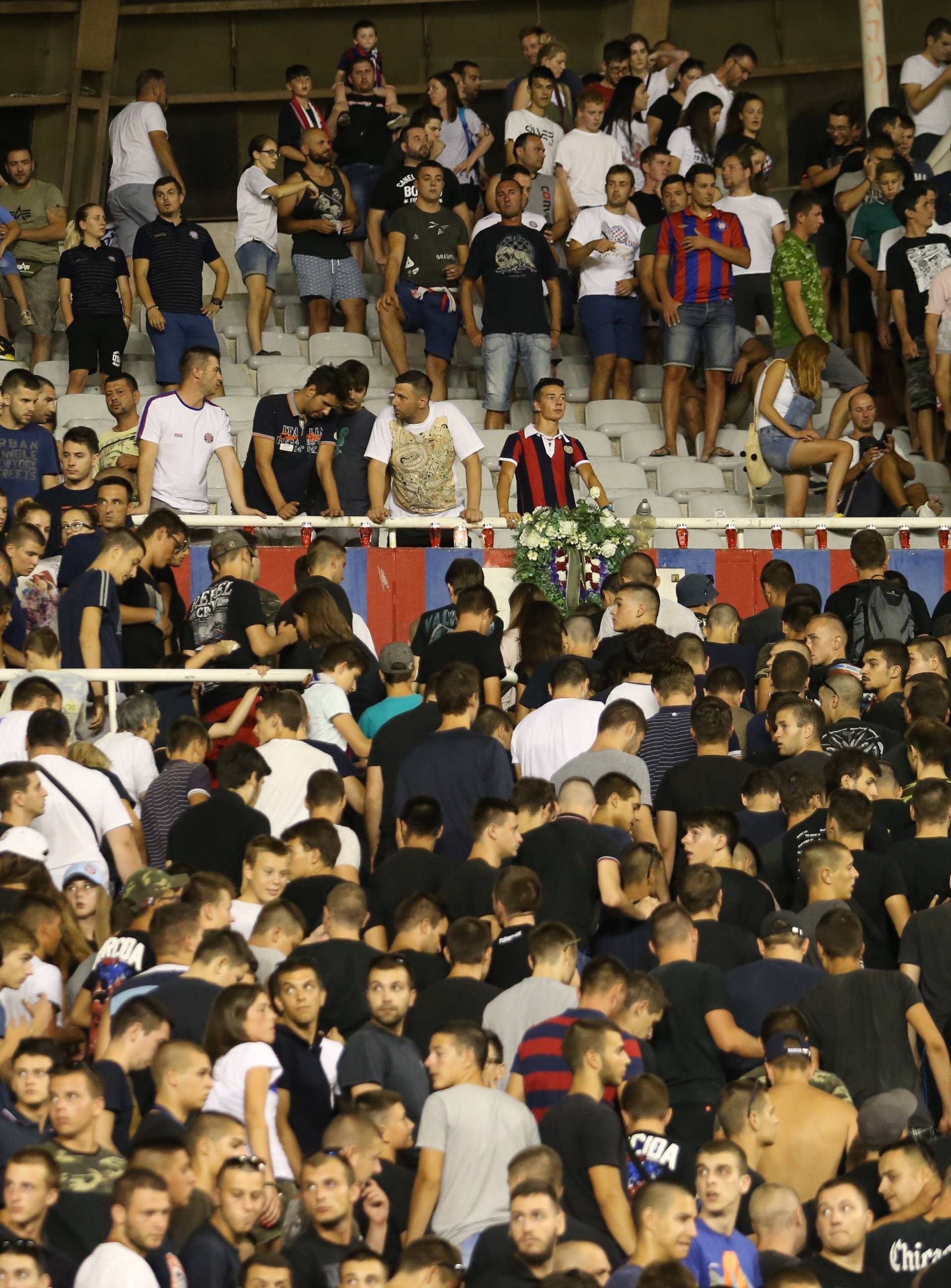 Torcida napustila tribinu u 23. minuti zbog ubojstva Blaževića