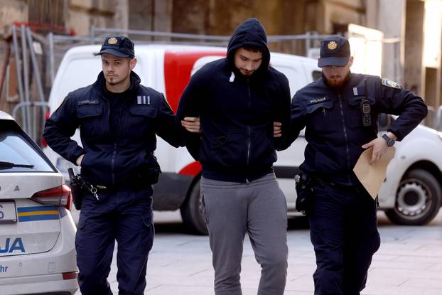 Rijeka: Privođenje Frana Brnelića, osumnjičenog za ubojstvo svoje djevojke