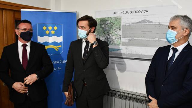 Slavonski Brod: Ministar Tomislav Ćorić na svečanom potpisivanju Ugovora o izgradnji retencije Glogovica