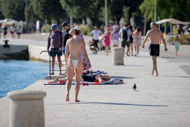 Zadar: Kupanje na rivi