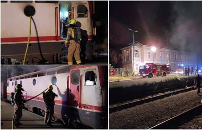 Na željezničkom kolodvoru u Metkoviću zapalio se stroj