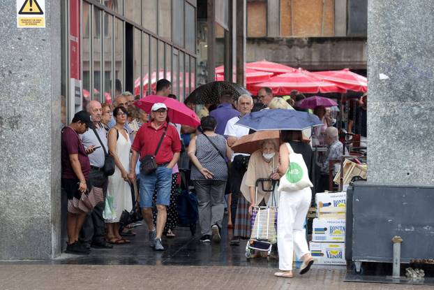 Ljetna kiša u Zagrebu