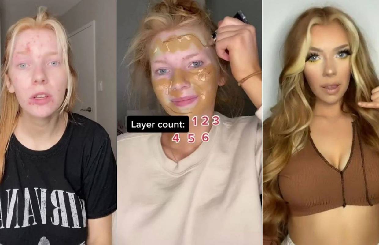 Možete li vjerovati da je ovo ista žena? Kada se našminka izgleda sasvim neprepoznatljivo