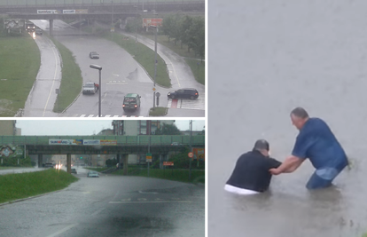 Olujno nevrijeme u Karlovcu: Muškarca su spašavali iz vode