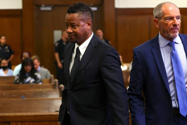 Actor Cuba Gooding Jr. appears in New York Criminal Court