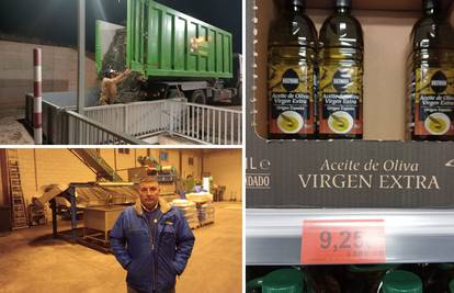VIDEO Boca maslinovog ulja u Španjolskoj 9,25 eura, prije tri godine bila skoro triput jeftinija