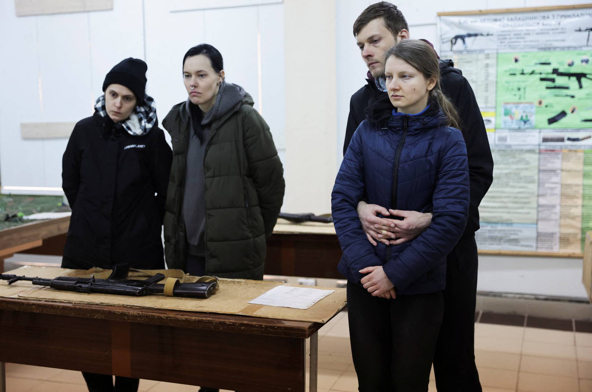 Meet the Ukrainian couples training for war, in Odessa