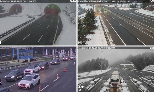FOTO  Na jednom prijelazu &ccaron;eka se 4 sata na izlazak iz Hrvatske. Iz HAK-a upozorili na poledicu!