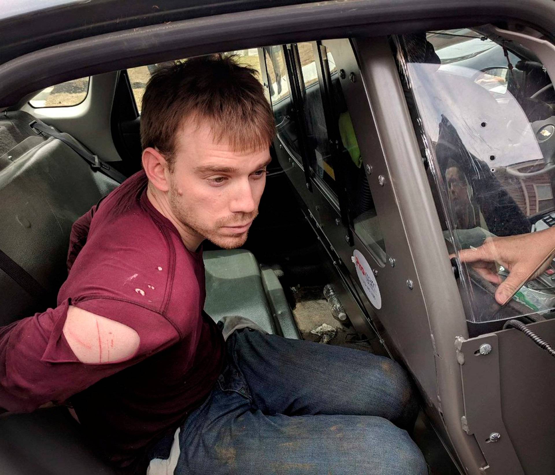 Metro Nashville Police Department photo of Waffle House shooting suspect Travis Reinking in Antioch